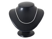 Jewellery - RIVIERE NECKLACE, 18K white gold - View 2