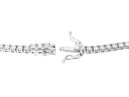 Jewellery - RIVIERE NECKLACE, 18K white gold - View 3
