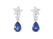 Jewellery - EARRINGS, 18K white gold - View 1