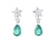 Jewellery - EARRINGS, 18K white gold - View 1