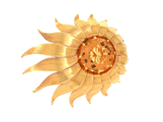 Jewellery - BROOCH, 18K gold - View 1