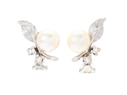 Jewellery - EARRINGS, 18K white gold - View 1