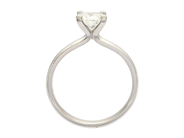 Jewellery - SOLITAIRE RING, platinum - View 2