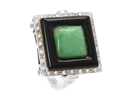 Jewellery - RING, 18K white gold - View 1