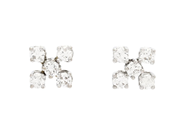 Jewellery - EARRINGS, 18K white gold - View 1