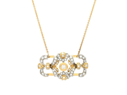Jewellery - PENDANT WITH CHAIN, 18K gold - View 1