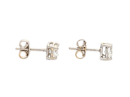 Jewellery - SOLITAIRE EARRINGS, platinum - View 2