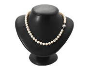 Jewellery - PEARL NECKLACE, clasp in sterling silver - View 1