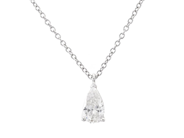 Jewellery - PENDANT WITH CHAIN, 18K white gold - View 1