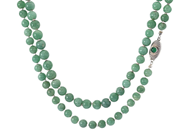 Jewellery - NECKLACE, aventurine beads - View 1