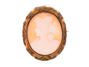 Jewellery - BROOCH, gilt yellow metal - View 1