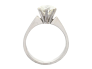 Jewellery - SOLITAIRE RING, 18K white gold - View 2
