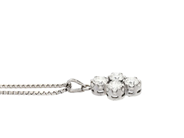 Jewellery - PENDANT WITH CHAIN, 18K white gold - View 2