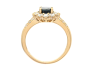 Jewellery - CLUSTER RING, 18K gold - View 2