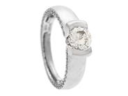 Jewellery - RING, 18K white gold - View 1