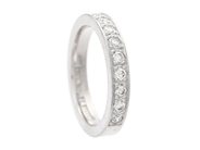 Jewellery - ETERNITY RING, 18K white gold - View 1