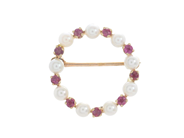 Jewellery - BROOCH, 14K gold - View 1