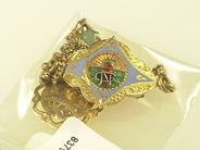 Pawnitems, various gold 18K. weight 16,3g, in auction: Pawn – Wednesday 26 January 2005