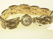 Pawnitems, 1 ladie´s wristwatch 18K tissot with bracelet in 18K, br.35,3g. weight 35,29g, in auction: Pawn – Wednesday 26 January 2005
