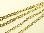 Pawnitems, 1 chain bismarck, approx 45cm,18K. weight 16,1g, in auction: Pawn – Wednesday 26 January 2005