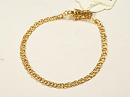 Pawnitems, 1 bracelet Bismarck approx 17,5cm 18K. weight 2,9g, in auction: Pawn – Wednesday 26 October 2005