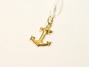 Pawnitems, 1 charm "ankare", 18K. weight 0,4g, in auction: Pawn – Wednesday 26 October 2005