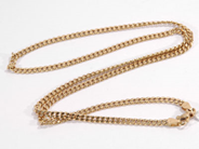 Pawnitems, 1 chain "curb" approx 44cm, 18K. weight 5,5g, in auction: Pawn – Wednesday 26 October 2005