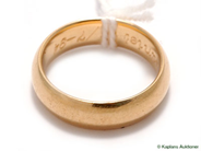 Pawnitems, Ring, 18K with engraving Ø15½ 5,3g, in auction: Pawn – Tuesday 28 March 2006