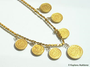 Pawnitems, 1 necklace with coin, approx 48cm, in auction: Pawn – Thursday 30 March 2006