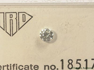 Gemstones, BRILLIANT-CUT DIAMOND, 0,56 ct, in auction: Classic – Saturday 29 April 2006