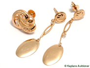 Pawnitems, Earrings, 3 pcs of 18K, in auction: Pawn – Tuesday 30 May 2006