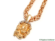 Pawnitems, Necklace, 18K König 56cm with Pendant 18K, in auction: Pawn – Tuesday 30 May 2006