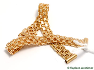 Pawnitems, Klocklänk, till Ladie´s wristwatch 18K "x-link" with bar, in auction: Pawn – Tuesday 30 May 2006