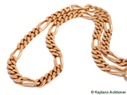 Pawnitems, Necklace, 14K Figaro 59cm, in auction: Pawn – Tuesday 30 May 2006
