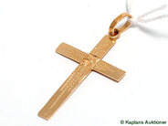 Pawnitems, Pendant, 14K Cross, in auction: Pawn – Tuesday 30 May 2006