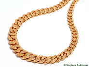 Pawnitems, Necklace, 18K graduated "curb" 46cm, in auction: Pawn – Tuesday 30 May 2006