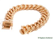 Pawnitems, Bracelet, 18K "curb" 21cm 195,8g, in auction: Pawn – Tuesday 30 May 2006