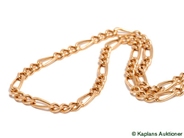 Pawnitems, Necklace, 18K Figaro 50cm 12,7g, in auction: Pawn – Tuesday 30 May 2006