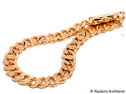 Pawnitems, Bracelet, 18K "curb" 21cm 30,5g, in auction: Pawn – Tuesday 30 May 2006