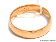 Pawnitems, Ring, 18K engraved Ø183/4 5,9g, in auction: Pawn – Tuesday 30 May 2006