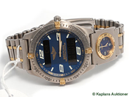 Pawnitems, Men´s wristwatch, Breitling Aerospace -99 F65062 quartz with guldraiders UTC with cert, in auction: Pawn – Tuesday 30 May 2006