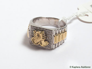 Pawnitems, 1 ring vg/gg 32x0,01ct, stl:20 1/2, in auction: Pawn – Thursday 1 June 2006