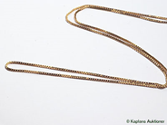 Pawnitems, 1 chain (defekt), 18K. weight 3,4g, in auction: Pawn – Thursday 1 June 2006