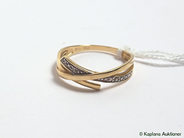 Pawnitems, 1 ring with dia 3x0,005ct, stl:18, in auction: Pawn – Thursday 1 June 2006