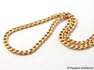 Pawnitems, Necklace,  "curb" 54cm. 14K damaged clasp 30,1g, in auction: Pawn – Tuesday 13 June 2006