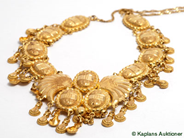 Pawnitems, 1 necklace 22K. weight 24,3g, in auction: Pawn – Thursday 29 June 2006