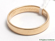 Pawnitems, 1 ring (grav), 18K. weight 4,59g, in auction: Pawn – Thursday 29 June 2006