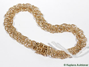 Pawnitems, Armlänk, 18K "x-link" with bar 19,5cm, in auction: Pawn – Tuesday 25 July 2006