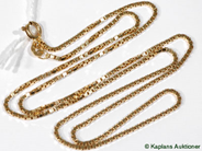 Pawnitems, Necklace, 18K Box-chain 50cm, in auction: Pawn – Tuesday 25 July 2006