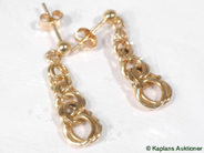 Pawnitems, Earrings, 18K Bismarck, in auction: Pawn – Tuesday 25 July 2006
